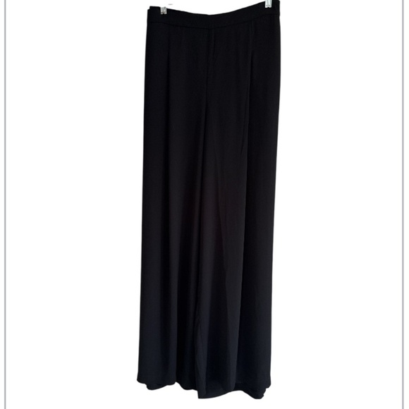 ELOQUII pants Wide Leg Dress pull on elastic waistband in Black 14 NEW wide - Picture 2 of 7